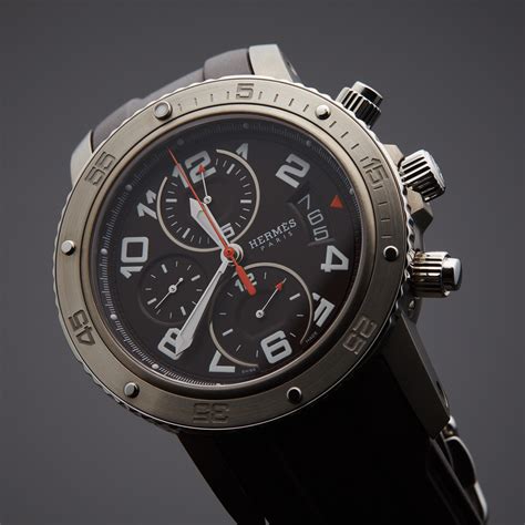 Hermes clipper diver watch chronograph